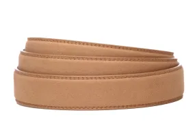 1.25" Beige Micro-Suede Strap