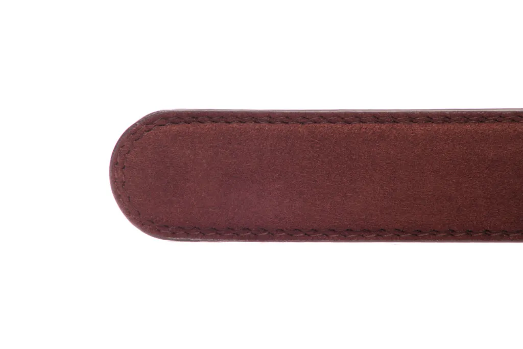 1.25" Chocolate Micro-Suede Strap