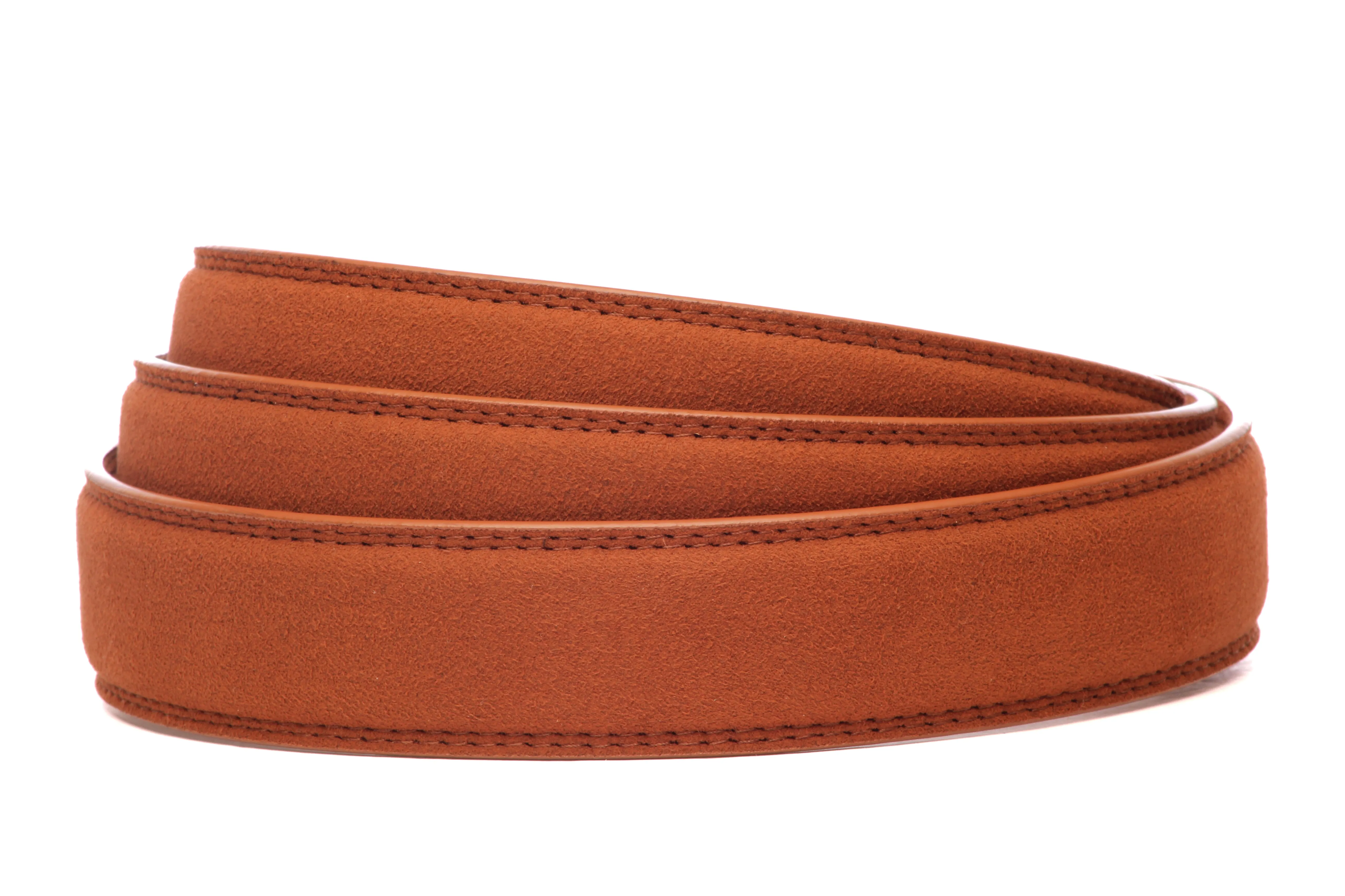 1.25" Cognac Micro-Suede Strap