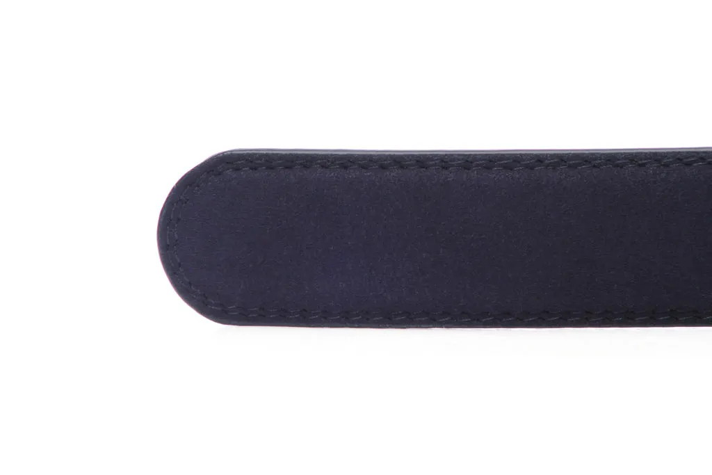 1.25" Navy Micro-Suede Strap