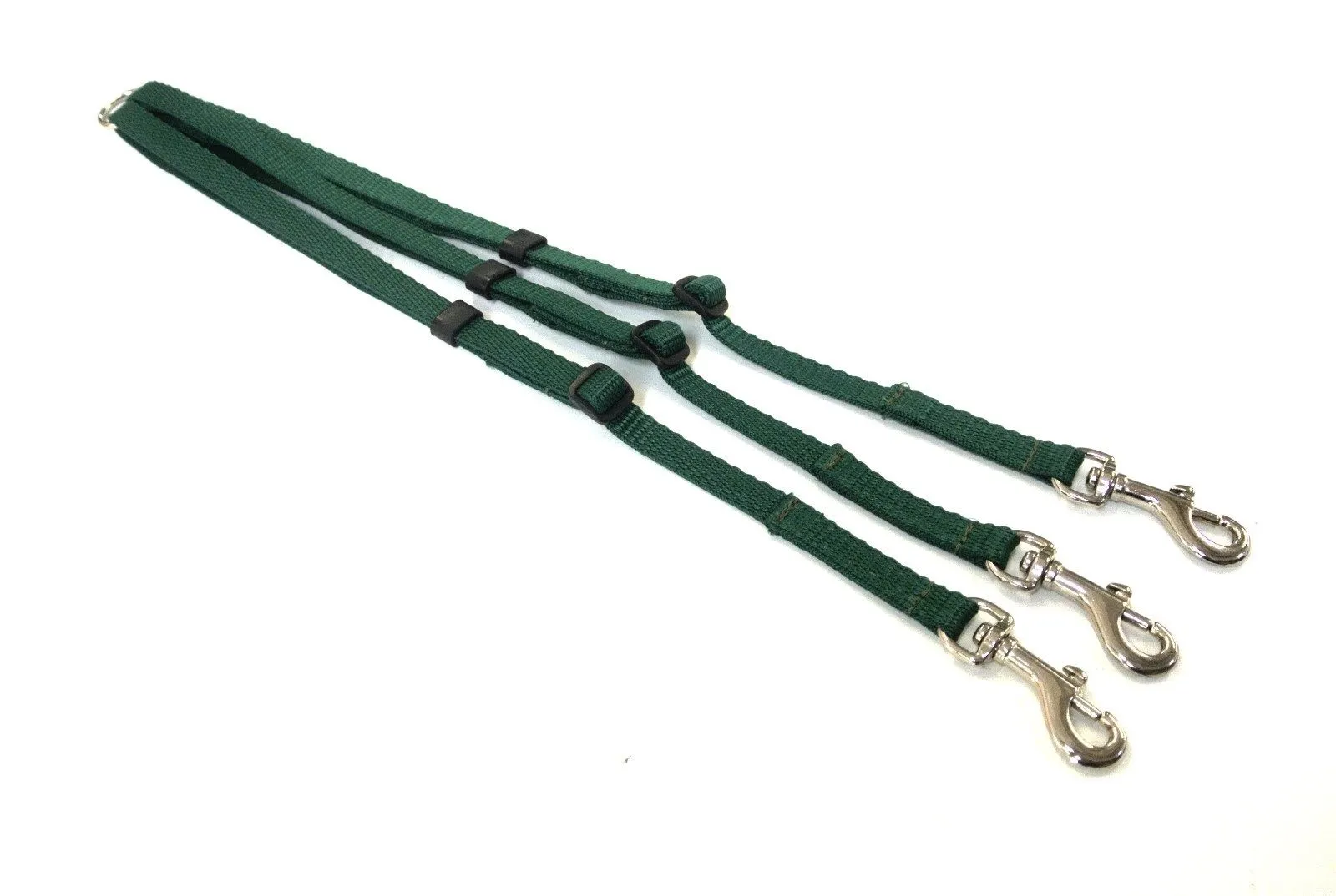 13mm Adjustable Triple 3 Way Splitter Dog Lead Training Leash Strong Durable