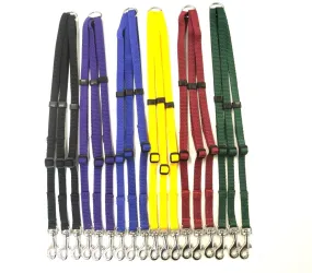 13mm Adjustable Triple 3 Way Splitter Dog Lead Training Leash Strong Durable