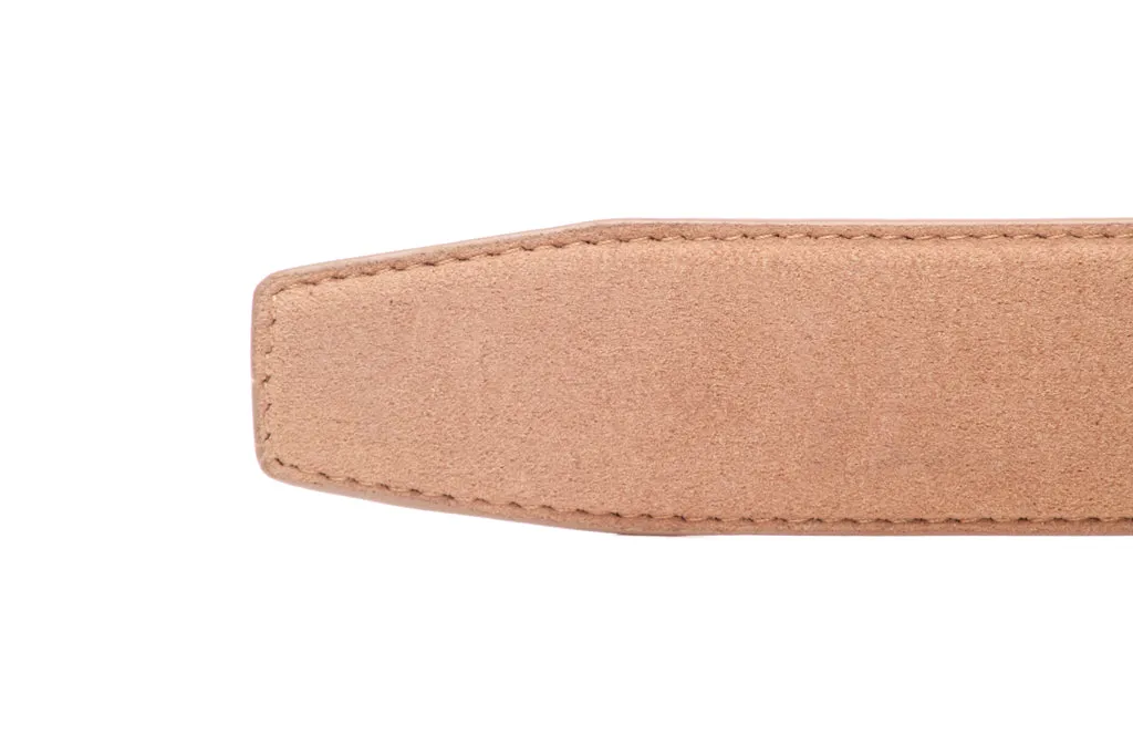 1.5" Beige Micro-Suede Strap