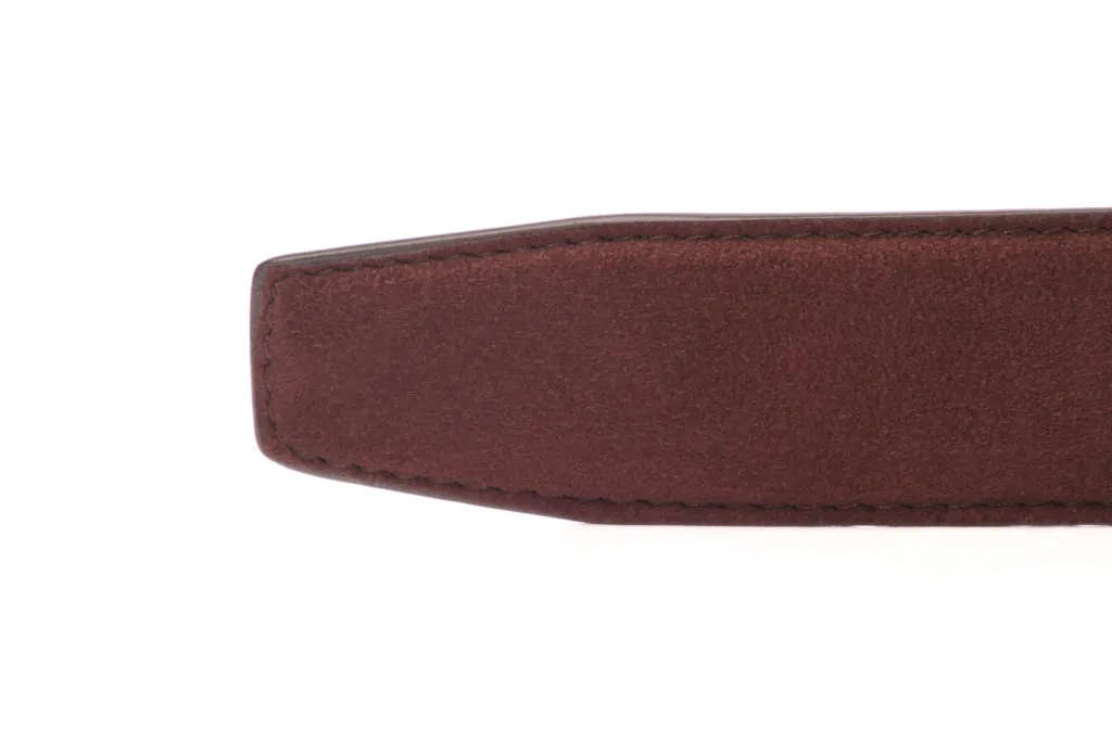 1.5" Chocolate Micro-Suede Strap