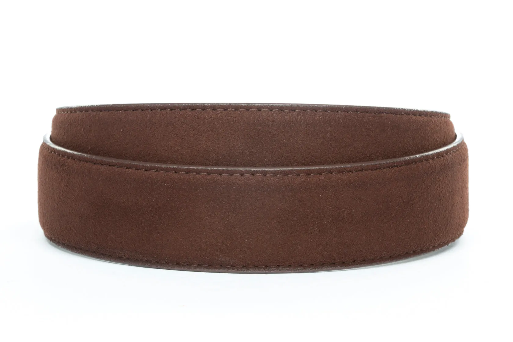 1.5" Chocolate Micro-Suede Strap