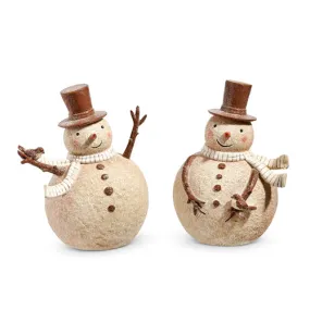 8" Whimsical Snowman Figurine