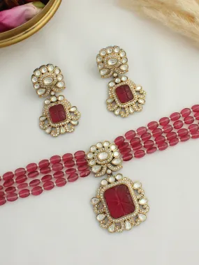 Aakriti Bib Necklace Set