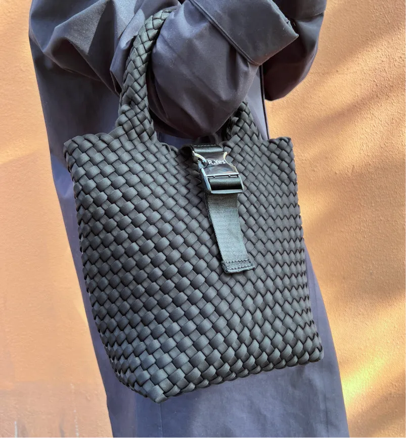 Abundance Woven Paperback Bag | Black