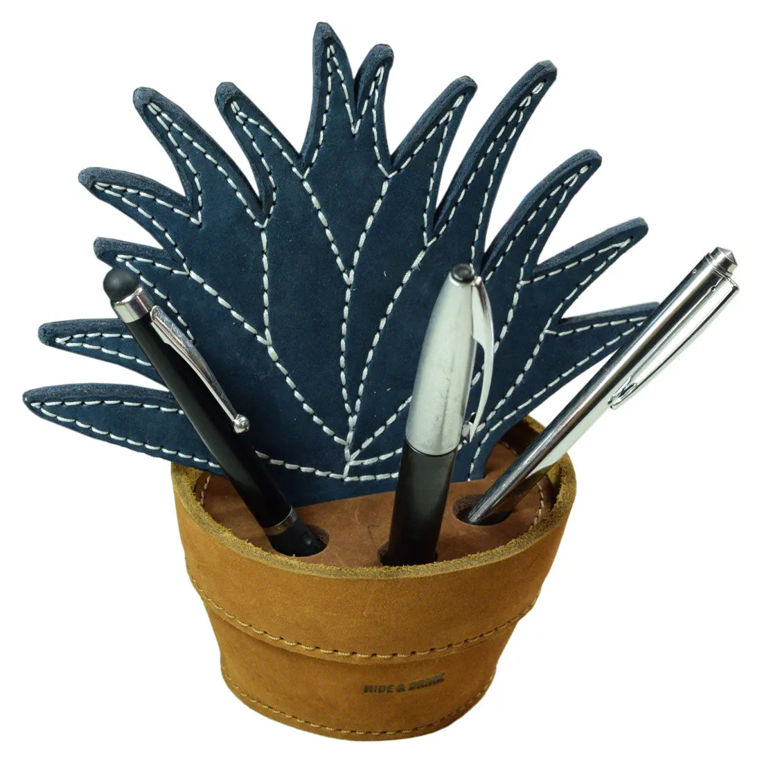 Agave Coaster W/Pen Holder