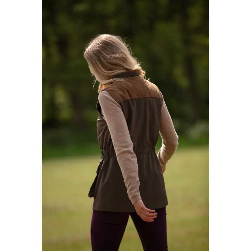 Alan Paine Lockwood Waterproof Ladies Waistcoat - Olive