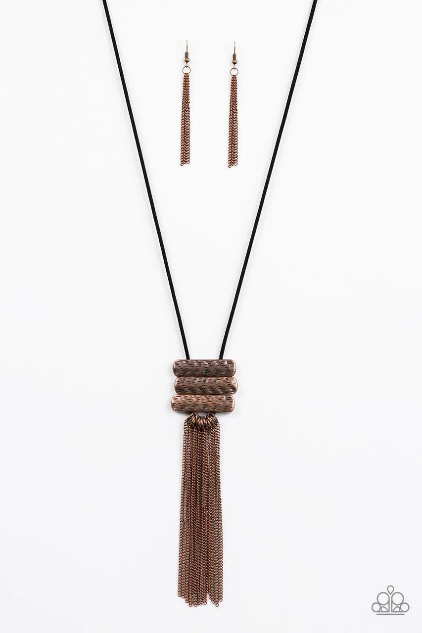 All about ALTITUDE Copper Paparazzi Necklace