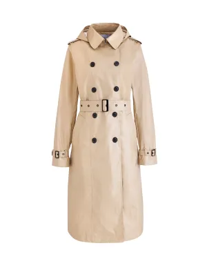 All season waterproof trench - Tan