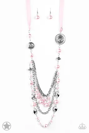 All the Trimmings Pink Paparazzi Necklace