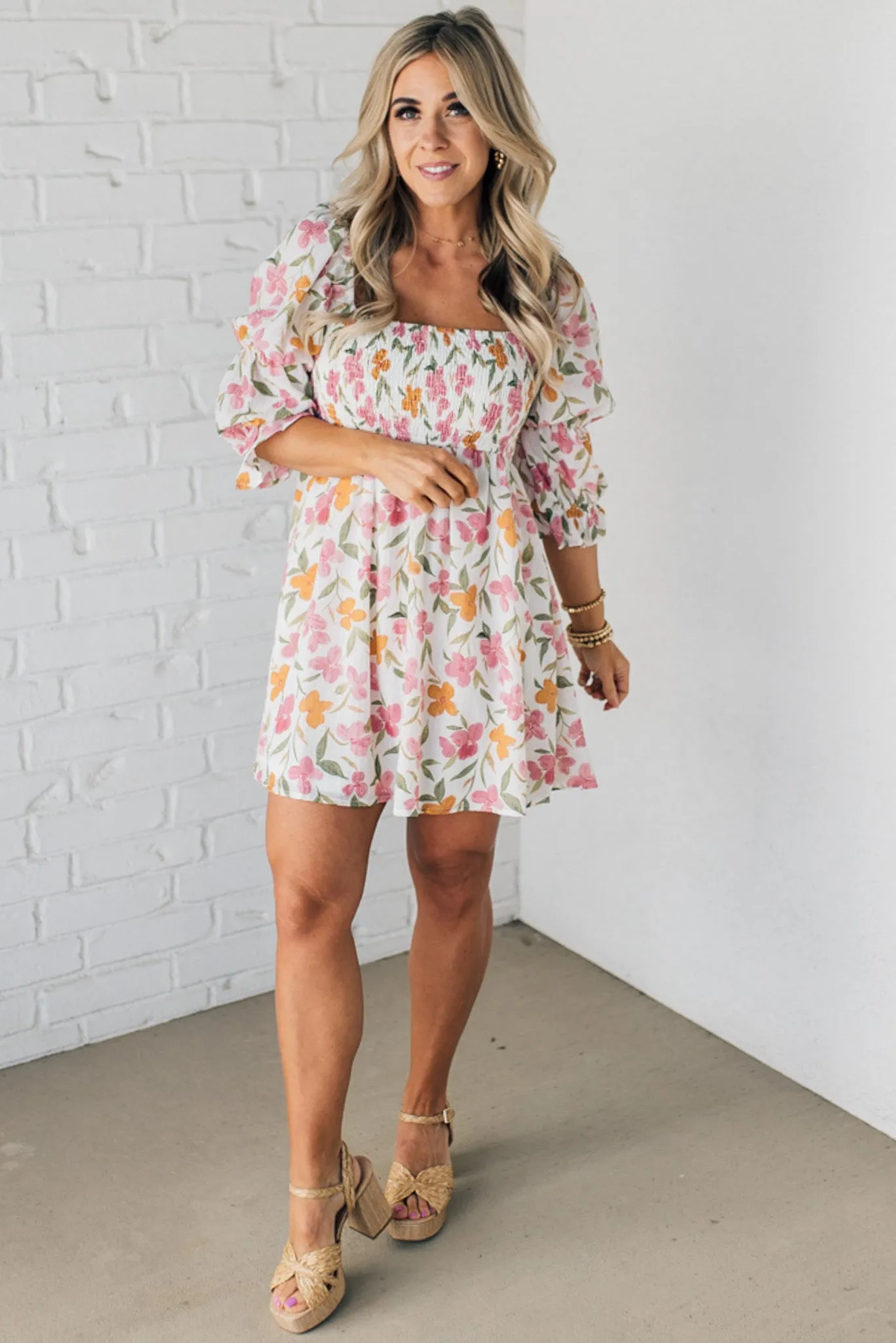 Aurelia Floral Mini Dress