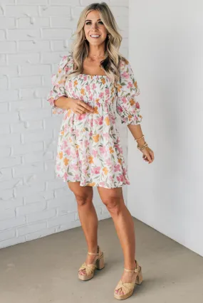 Aurelia Floral Mini Dress