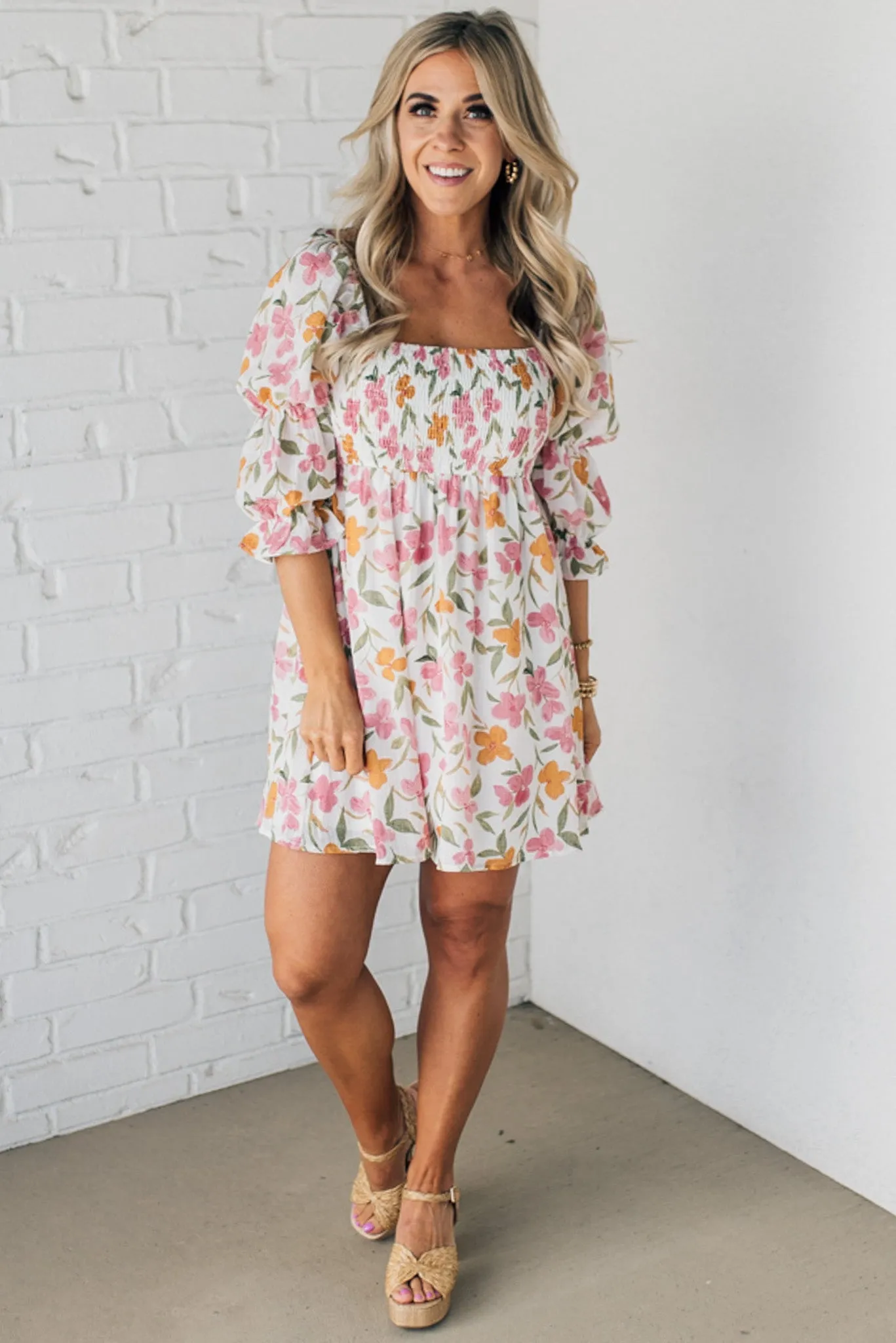 Aurelia Floral Mini Dress