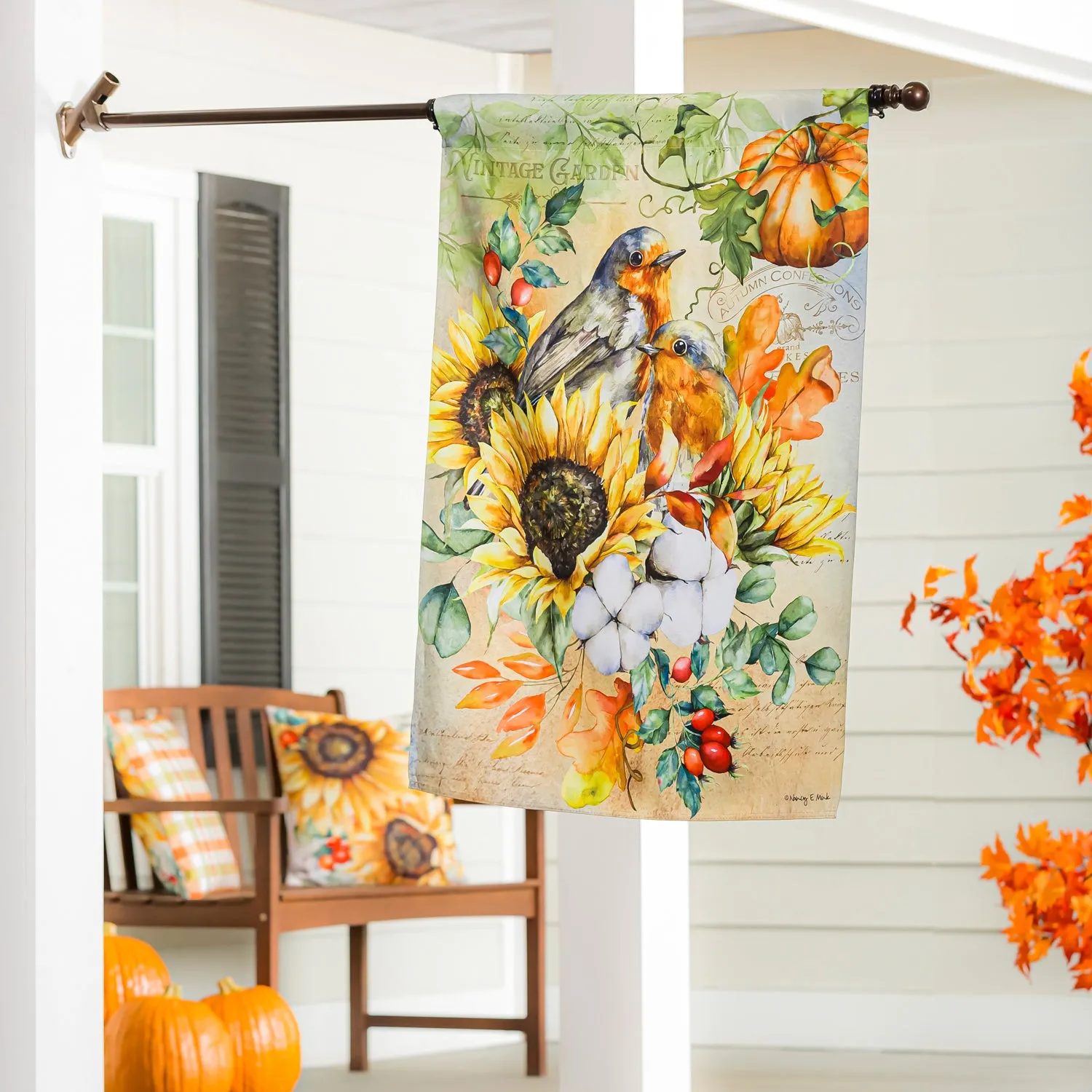 Autumn Gold Double Sided House Flag