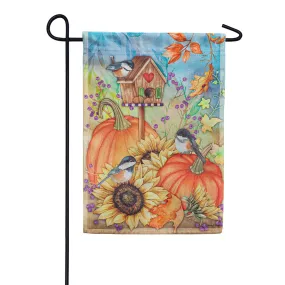 Autumn Greetings Double Sided Garden Flag