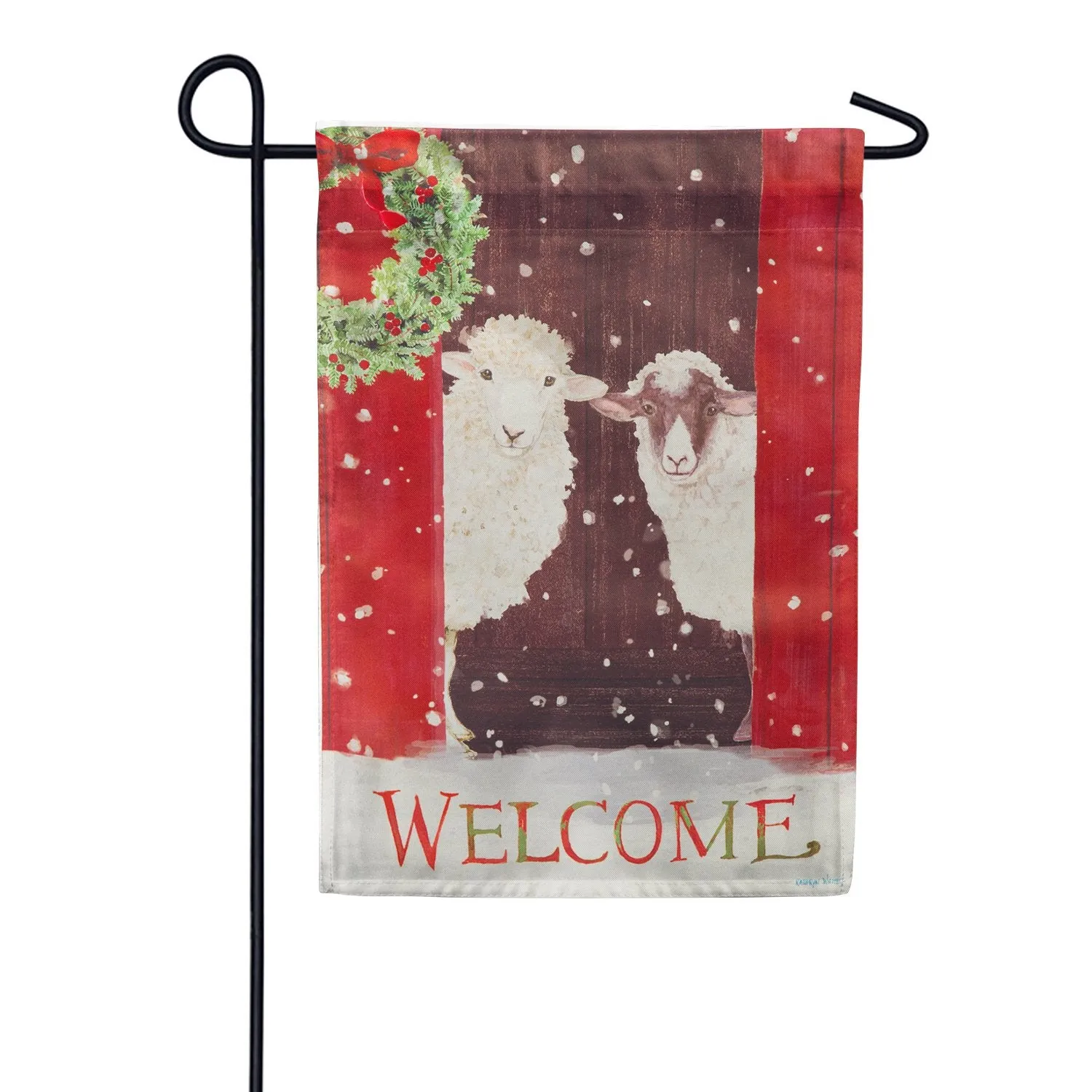 Barn Friends Suede Double Sided Garden Flag