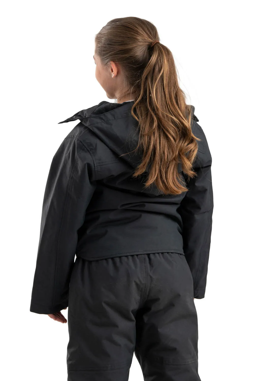 Berne Black 100% Nylon Youth Splash Insulated Jacket