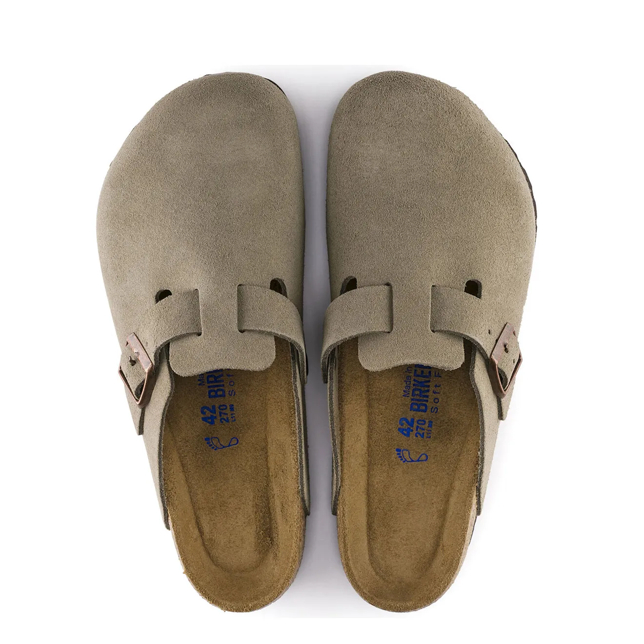 Birkenstock Boston SFB Reg Fit Taupe