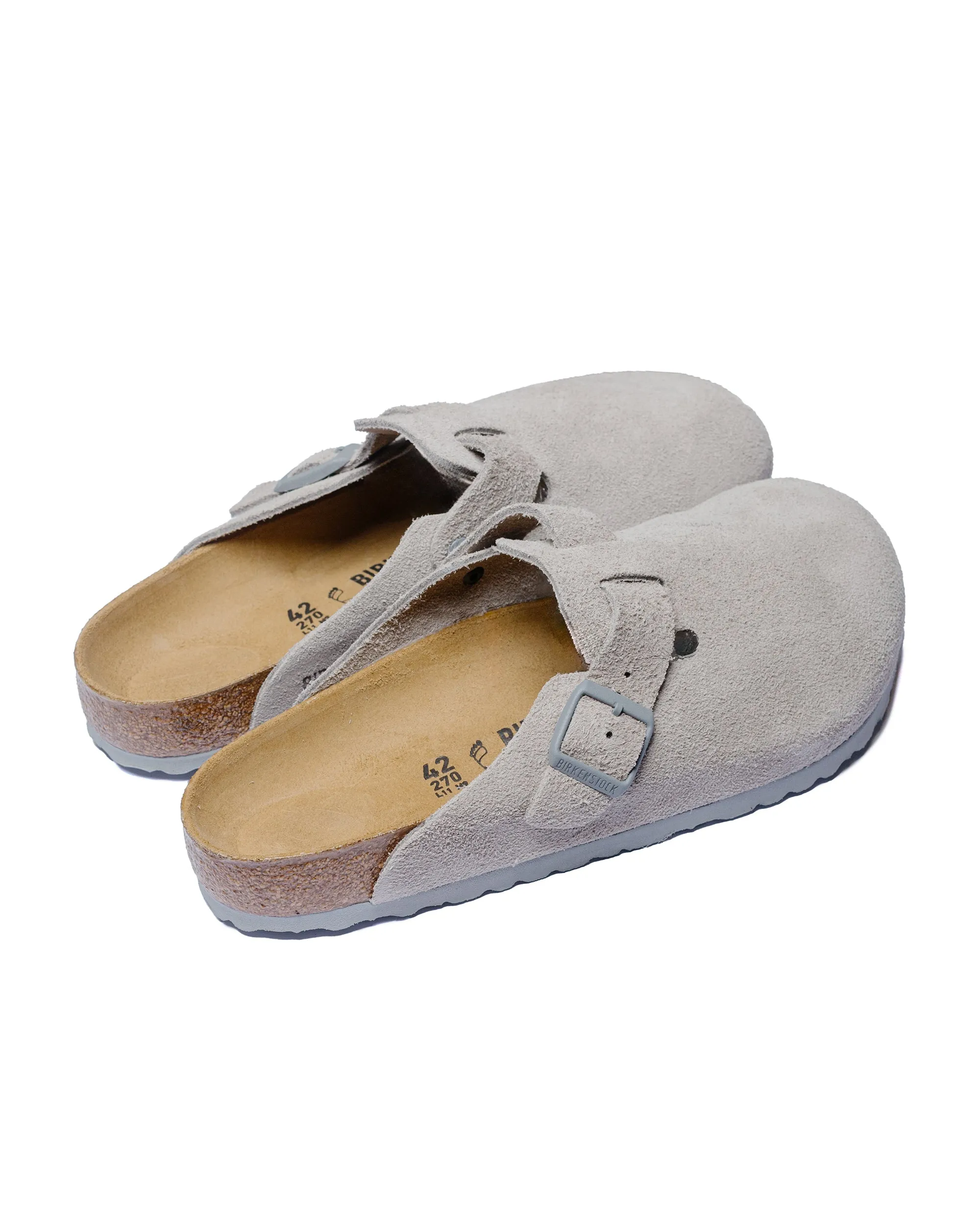 Birkenstock Boston Stone Coin Suede