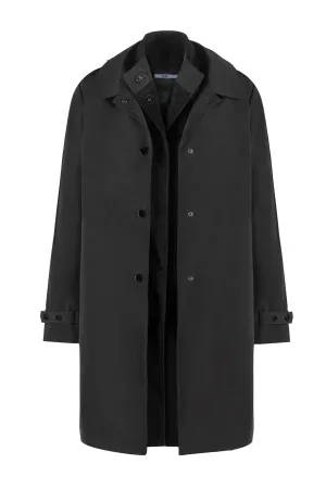 Black Iconic Cashmere Double Coat