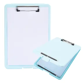 Blue Clipboard With Storage - Smooth, Sturdy And Durable Clipboard - Versatile