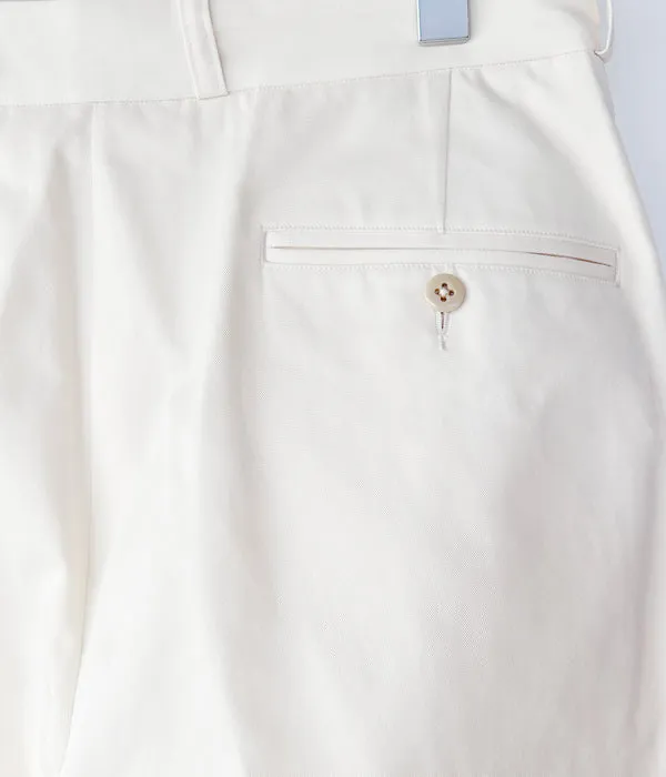 blurhms ROOTSTOCK/2046D CHINO PANTS (IVORY)