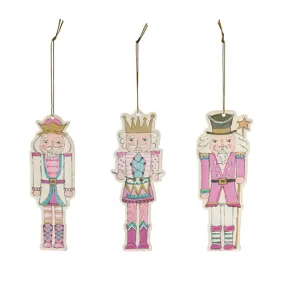 Blushing Nutcracker Ornaments