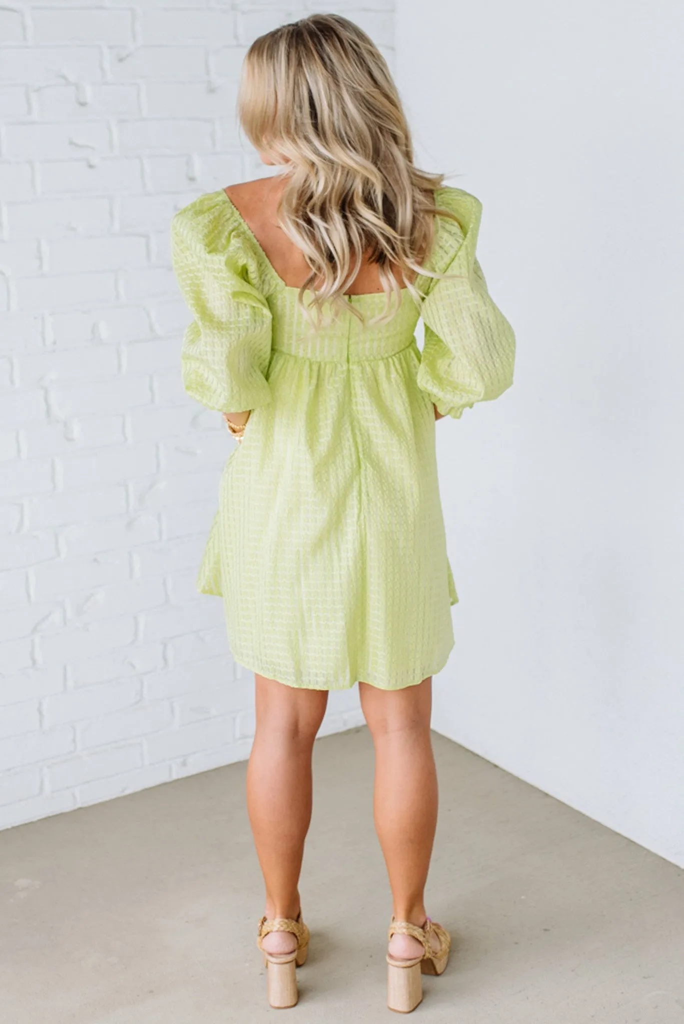 Brinley Textured Babydoll Dress