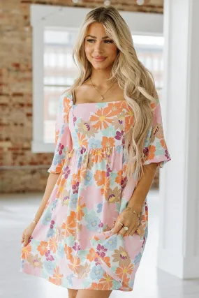 Brooke Square Neck Babydoll Dress