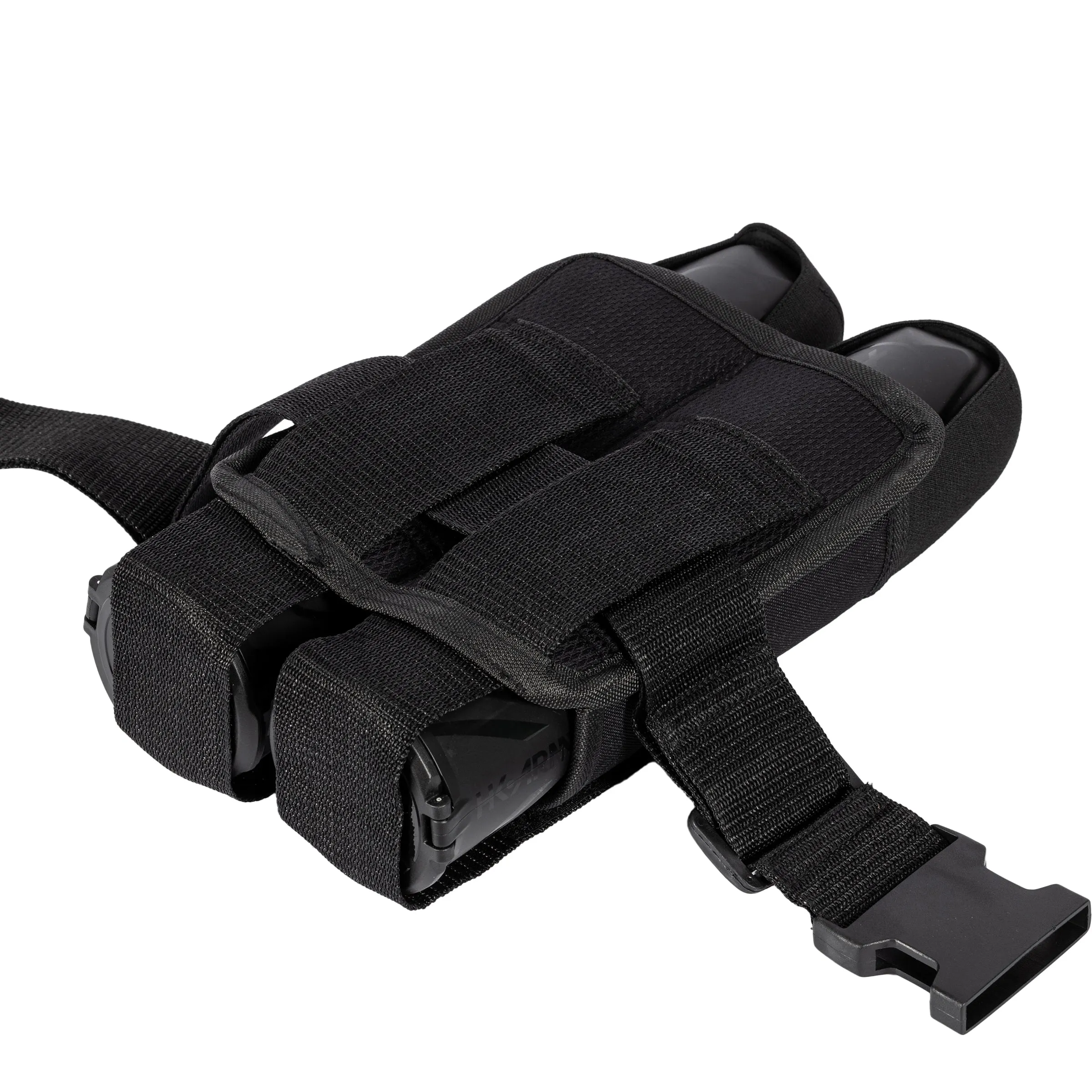 BSX - 2 POD POUCH W/ BELT - BLACK