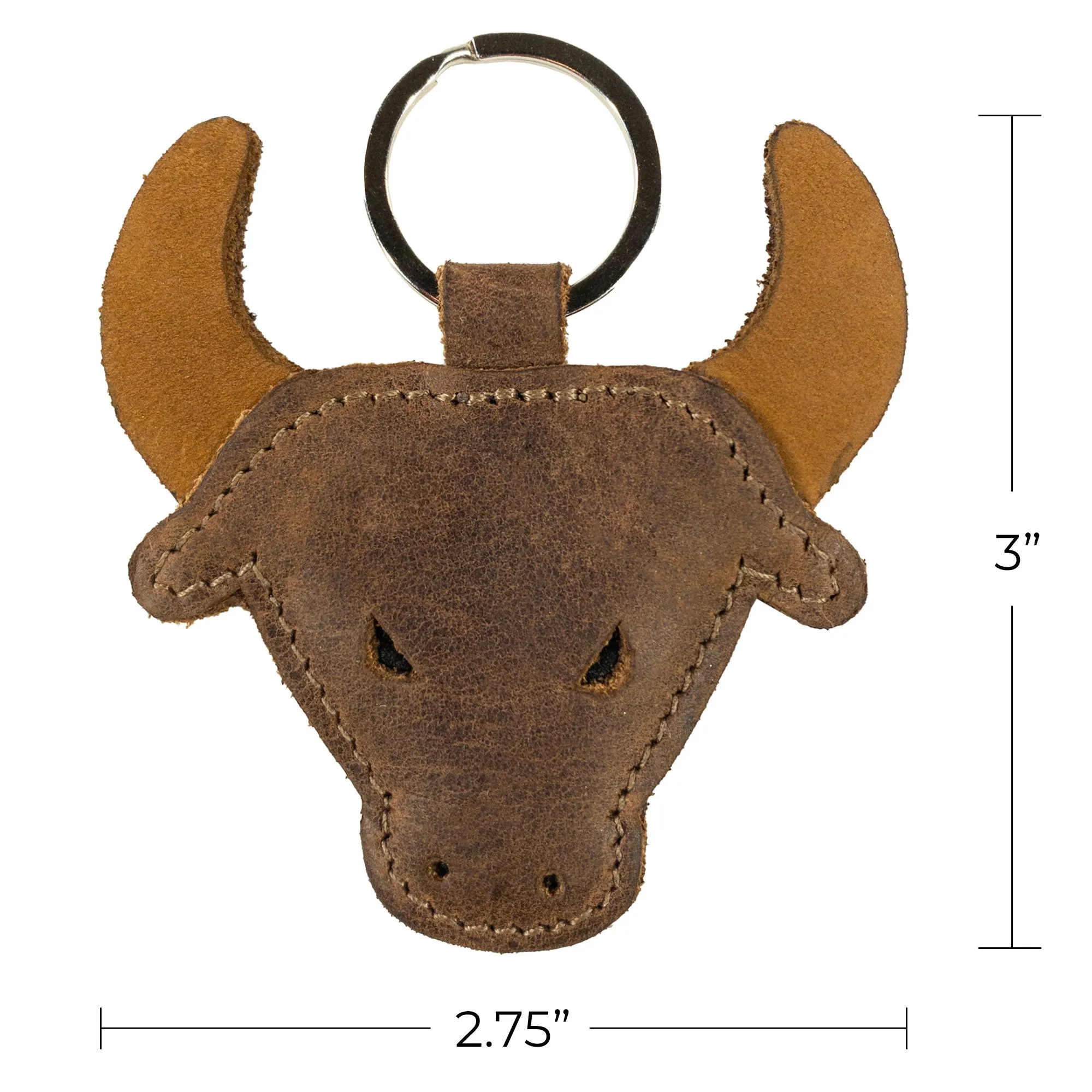 Bull Keychain