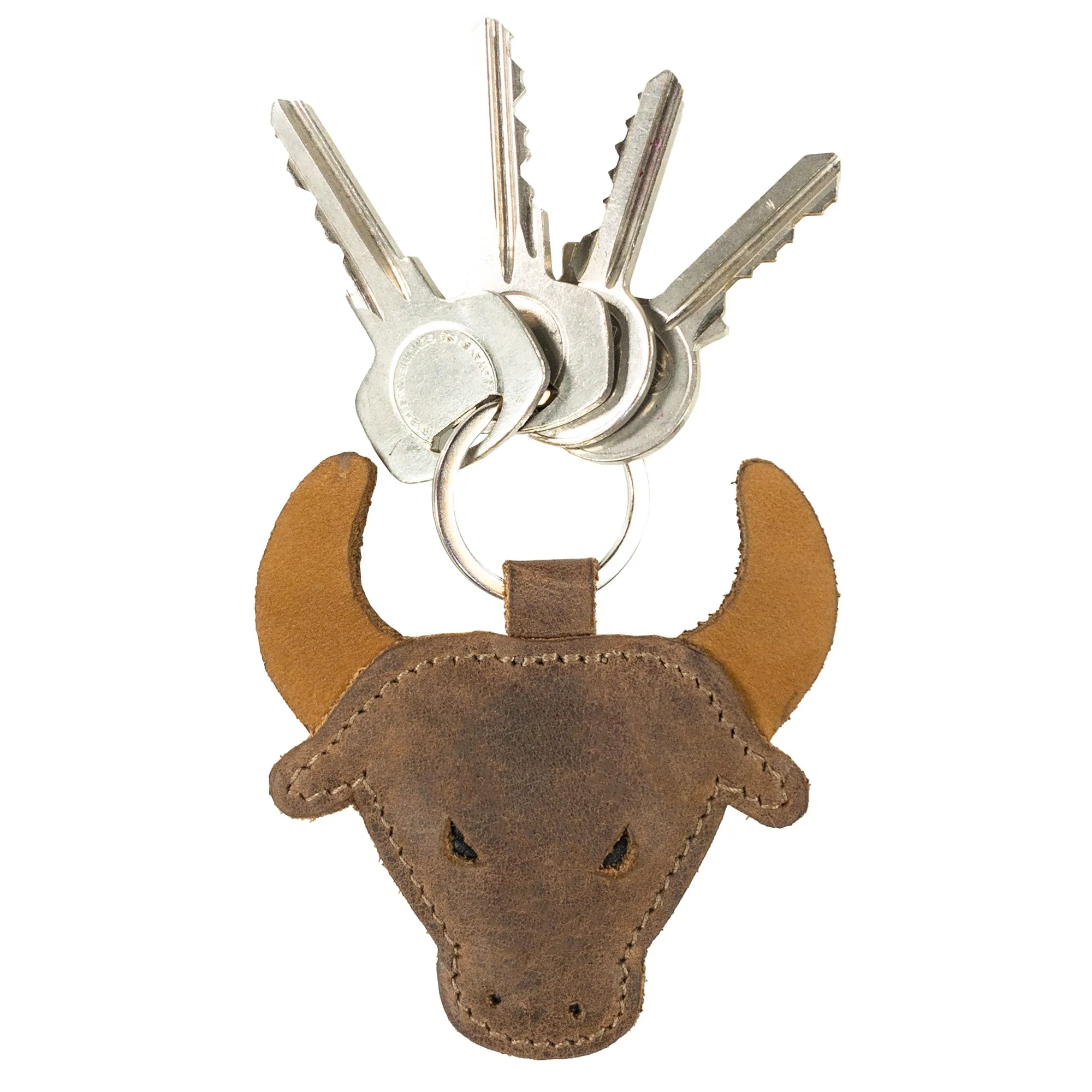 Bull Keychain