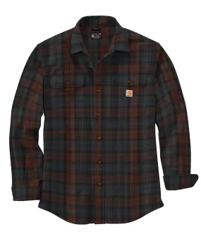 Carhartt Men's Loose Fit Heavyweight Flannel Shirt - Mocha