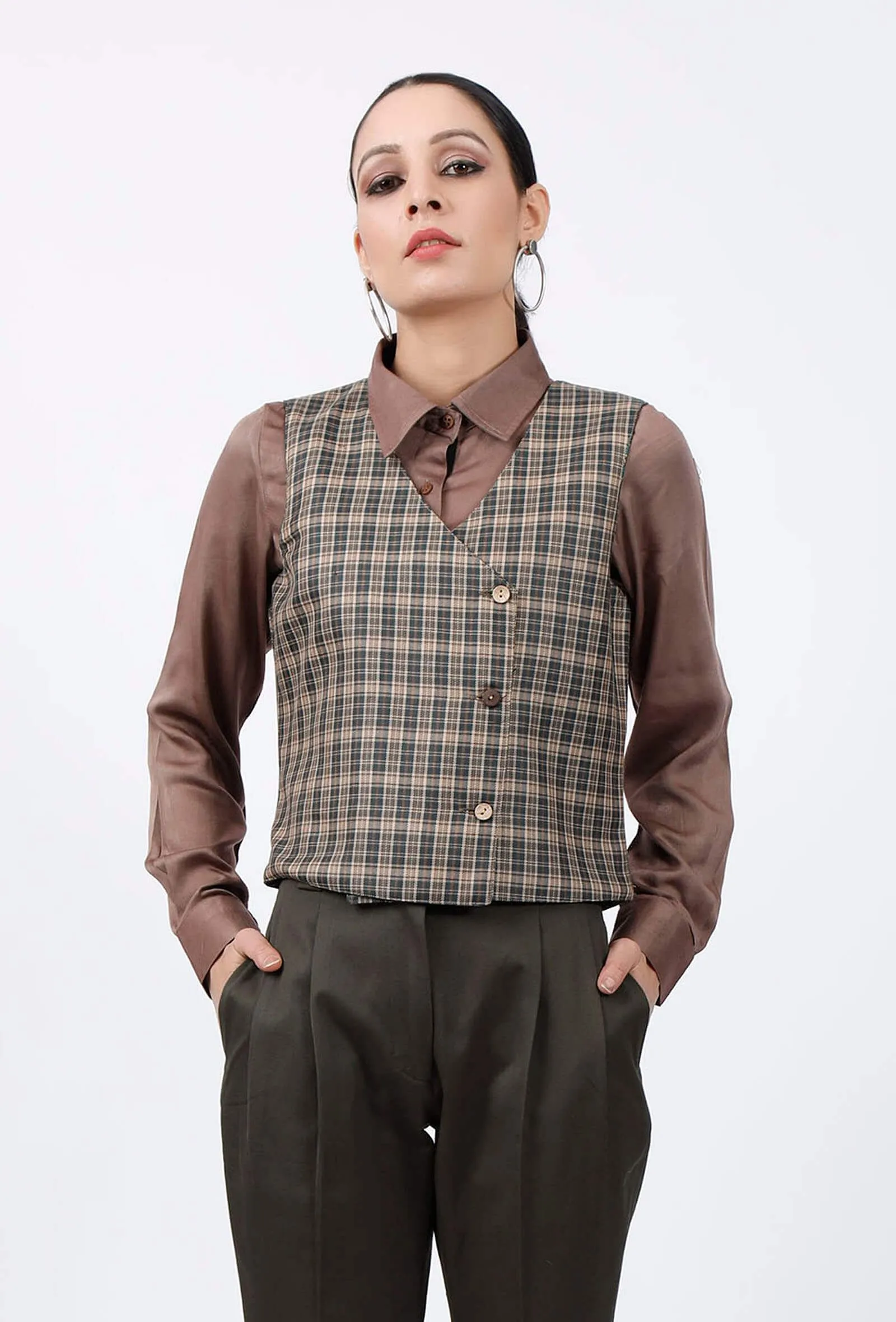 Checkered Waistcoat