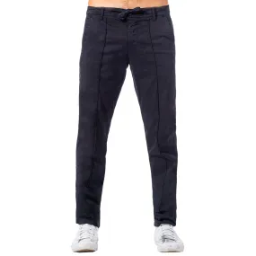 Chino Pants w/ Drawstring Waist - Black