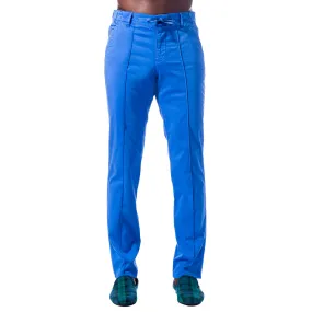 Chino Pants w/ Drawstring Waist - Blue