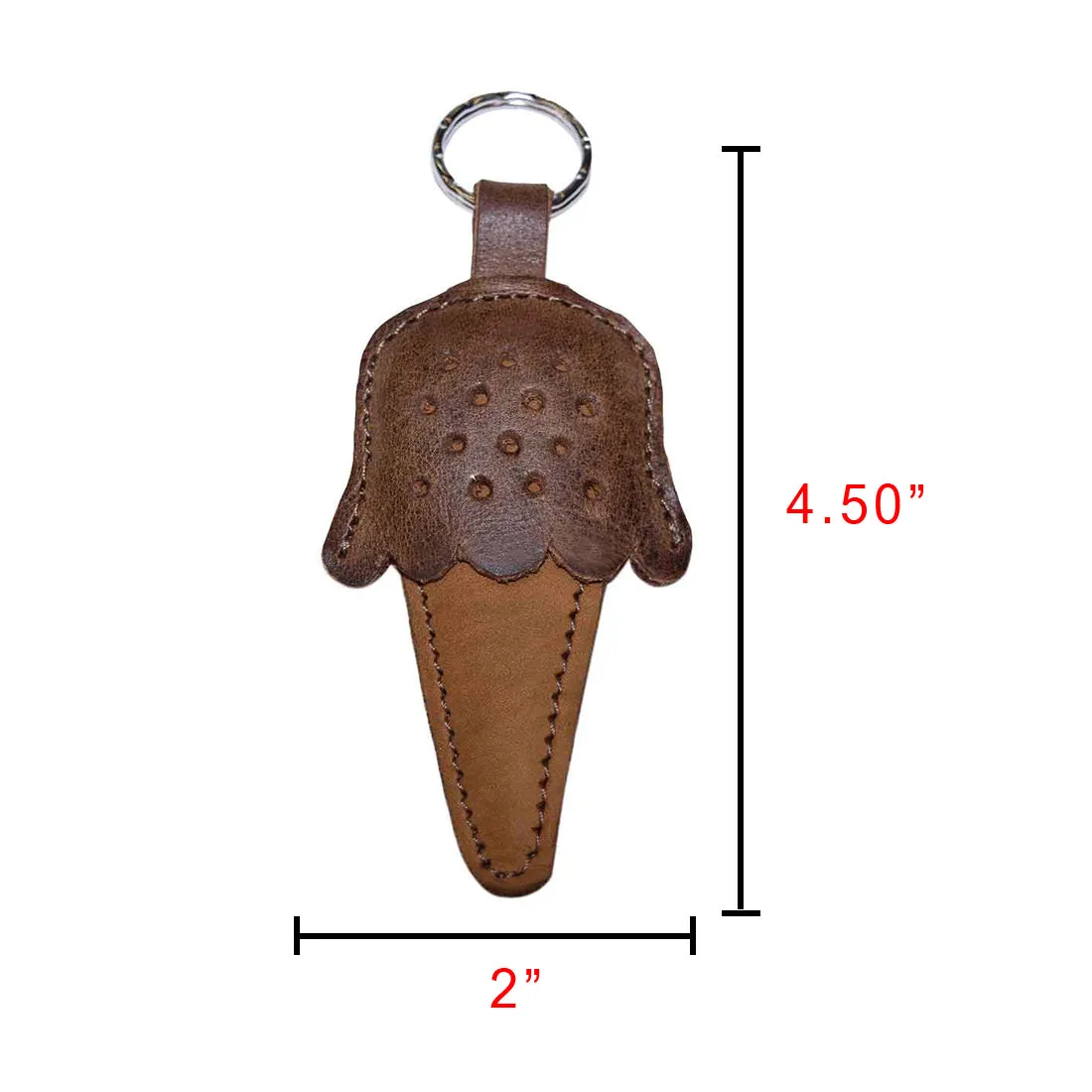 Chocolate Ice Cream Keychain