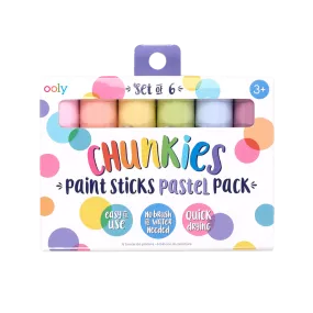 Chunkies Pastel Paint Sticks - Set of 6