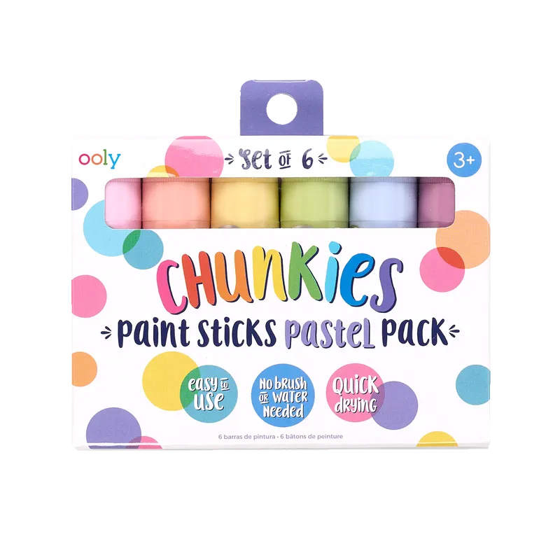 Chunkies Pastel Paint Sticks - Set of 6