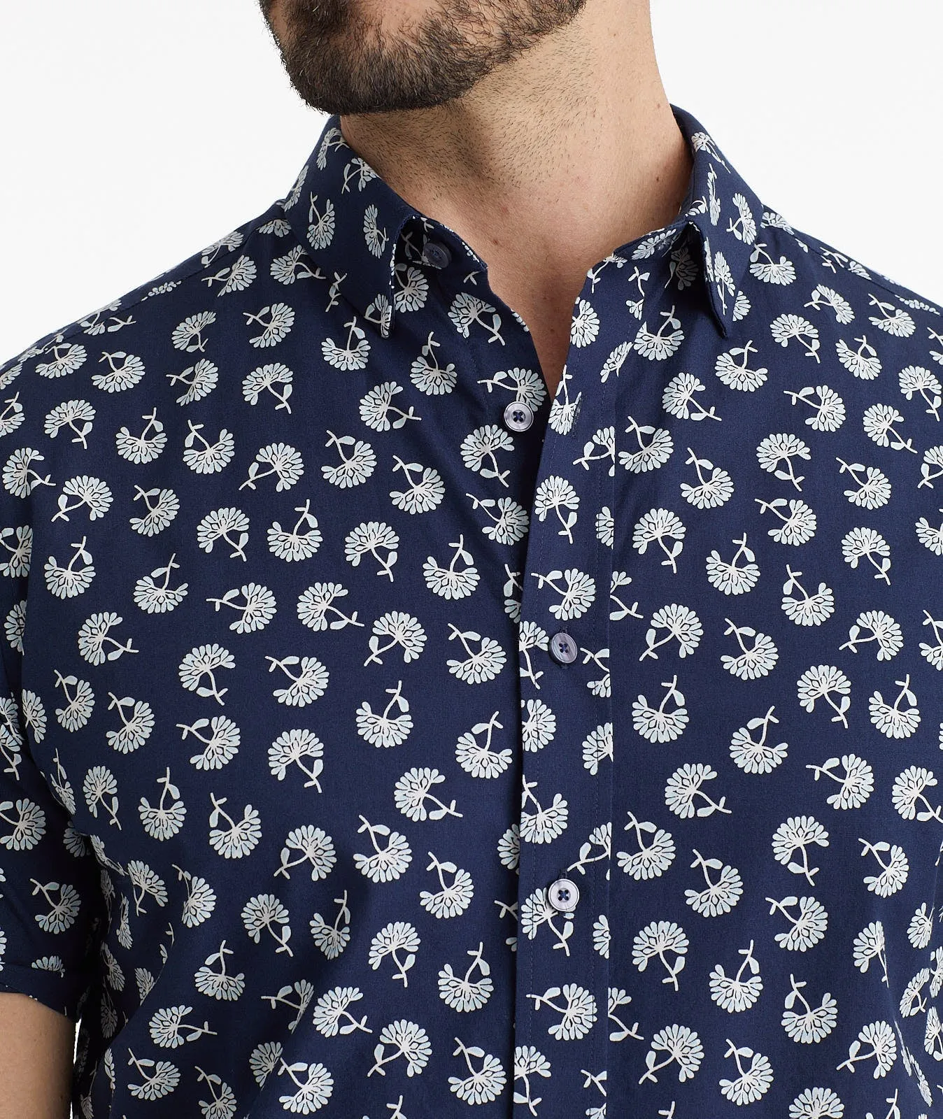 Classic Cotton Short-Sleeve Pinon Shirt - FINAL SALE