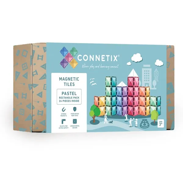 Connetix pastel rectangle pack 24 piece