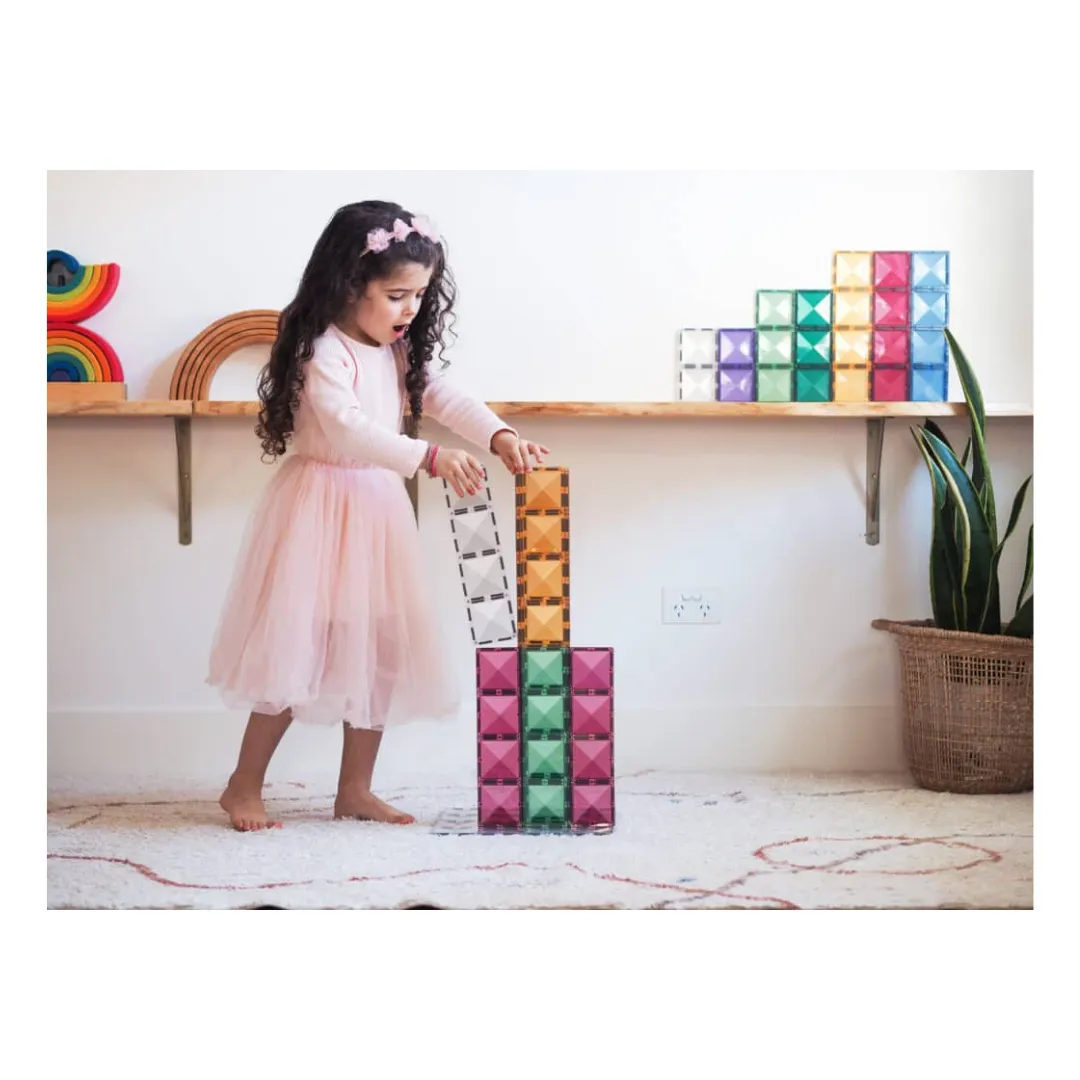 Connetix Tiles 24 Piece Pastel Rectangle Pack