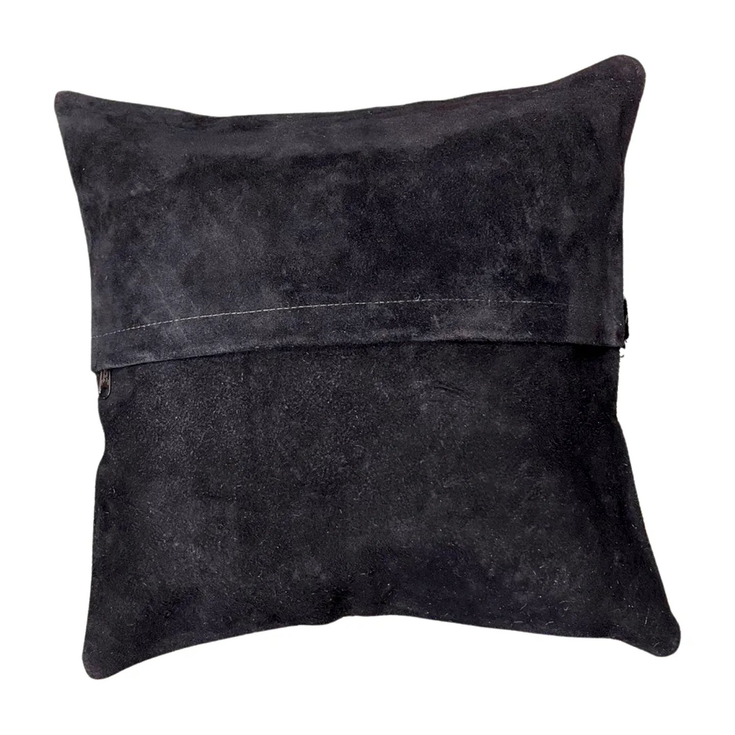 Cowhide Pillow - Patchwork Star (Brown)