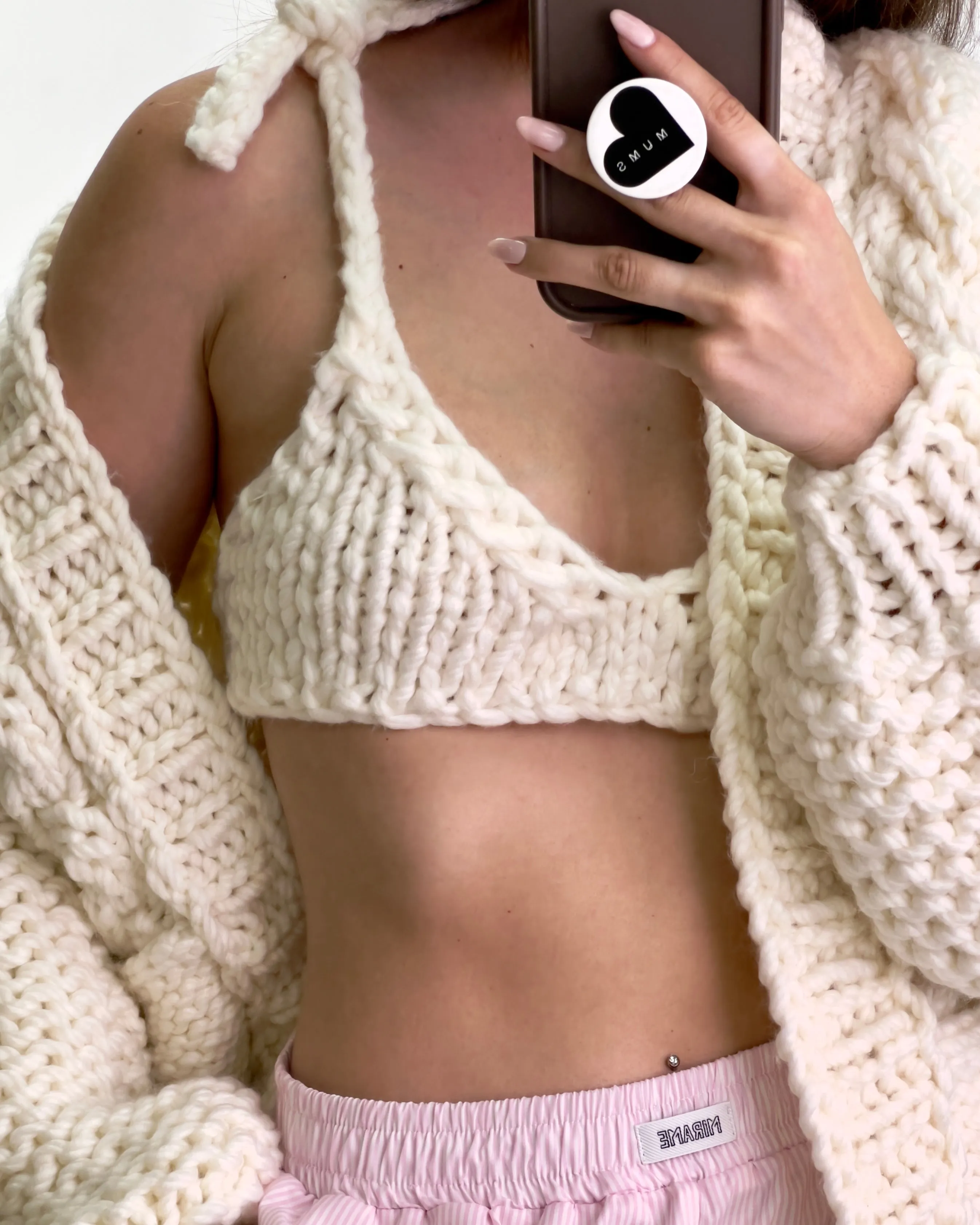 Crop Knit Bralette