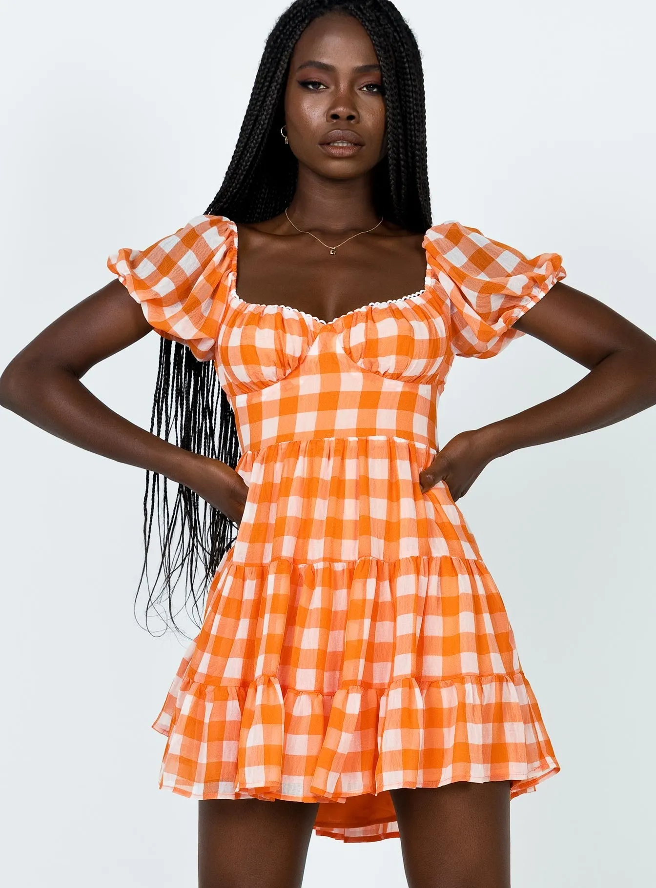 Danny Mini Dress Orange