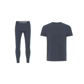 Dusty Blue Long John & Tee Bundle