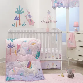 Elephant Dreams 5-piece Crib Bedding Set